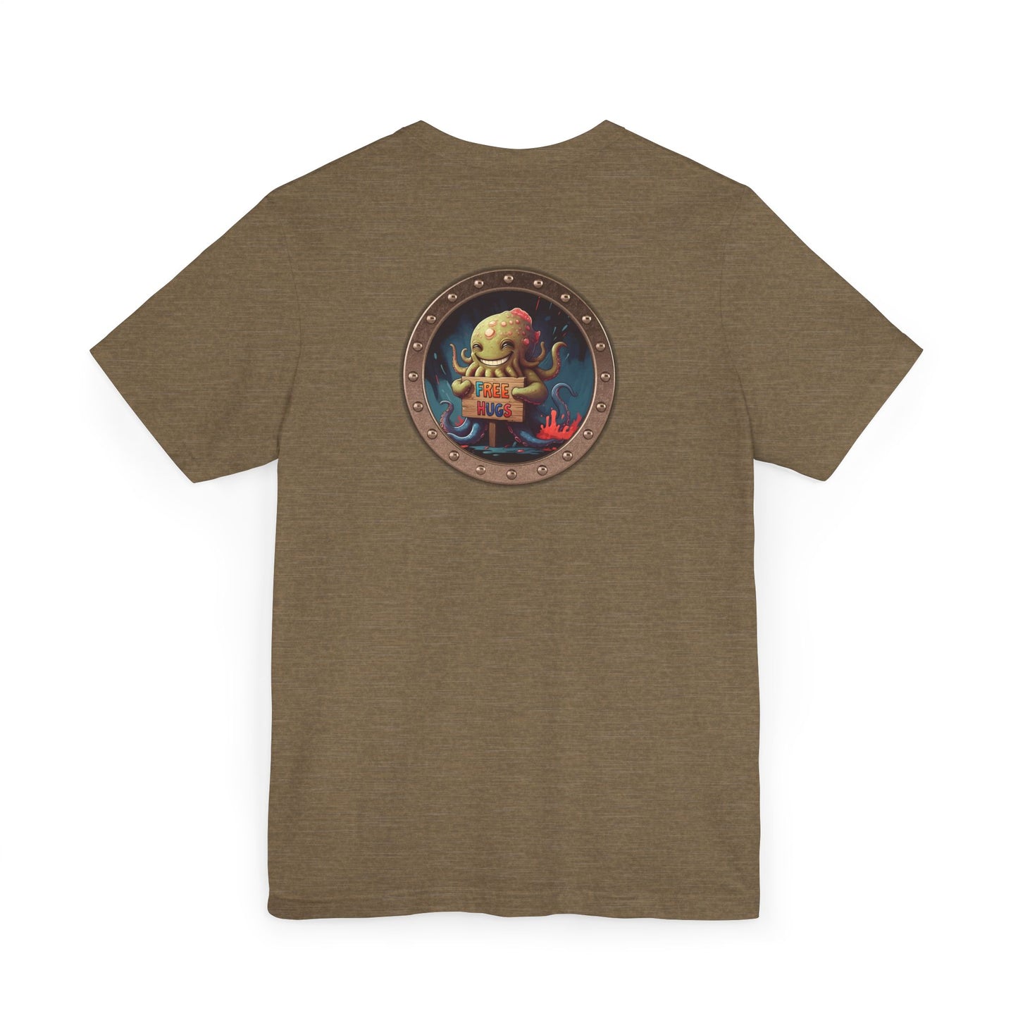 Whimsical Octopus Shirt: Nautical Art Tee for Ocean Lovers