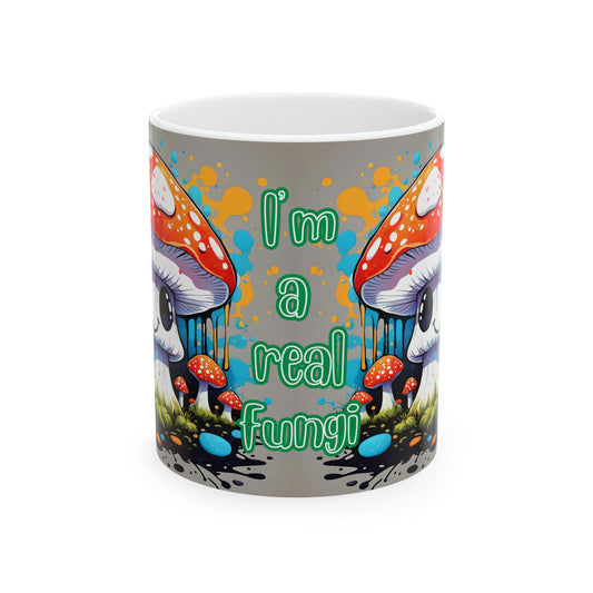 Funny Mushroom Pun Mug | Fungi Design | 11oz & 15oz Microwave Safe