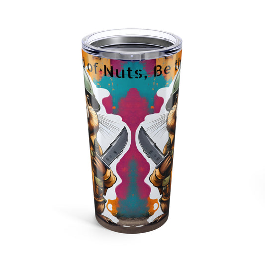 Funny Gopher Tumbler 20oz | Knife Cup | Whimsical Drinkware Gift for Adults