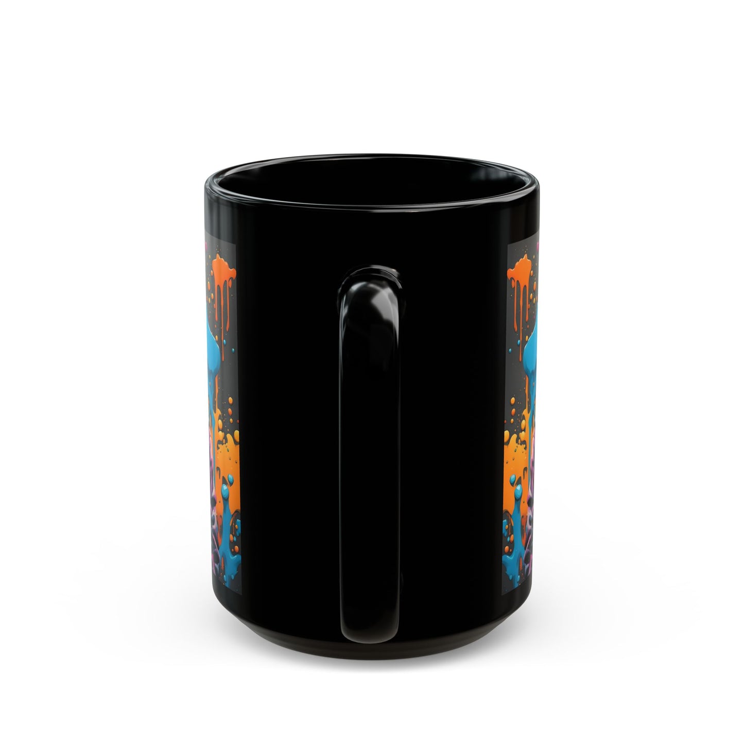 Punk Style Hot Mess Mug | Splash Art Living Dead Girl | Unique Ceramic Coffee Cup