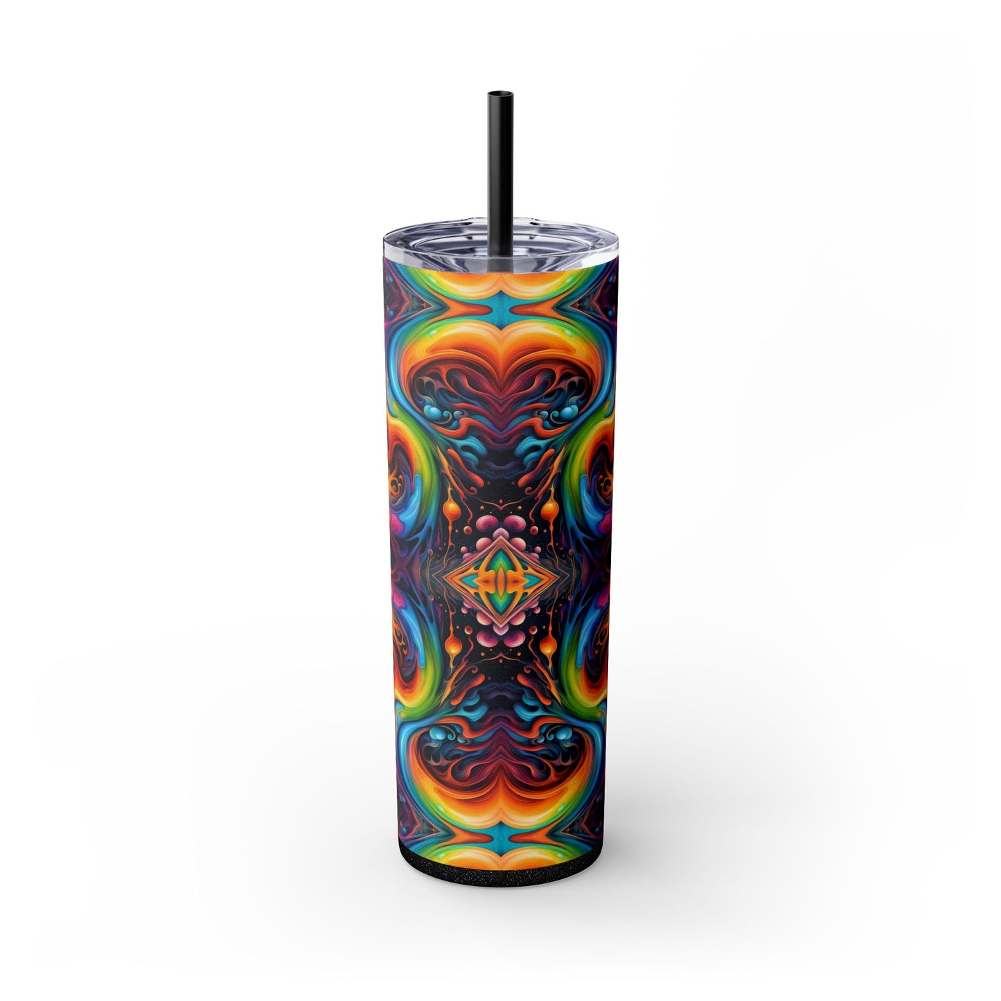 Psychedelic Kaleidoscope Tumbler – 20oz Stainless Steel Cosmic Drinkware