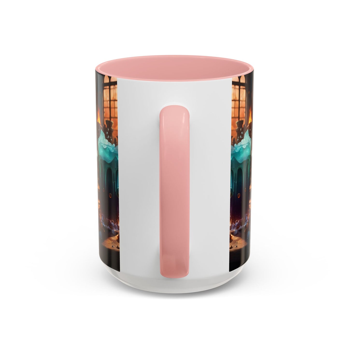 Two Tone Accent Friday Vibes Mugs | Colorful and Fun Coffee Cups