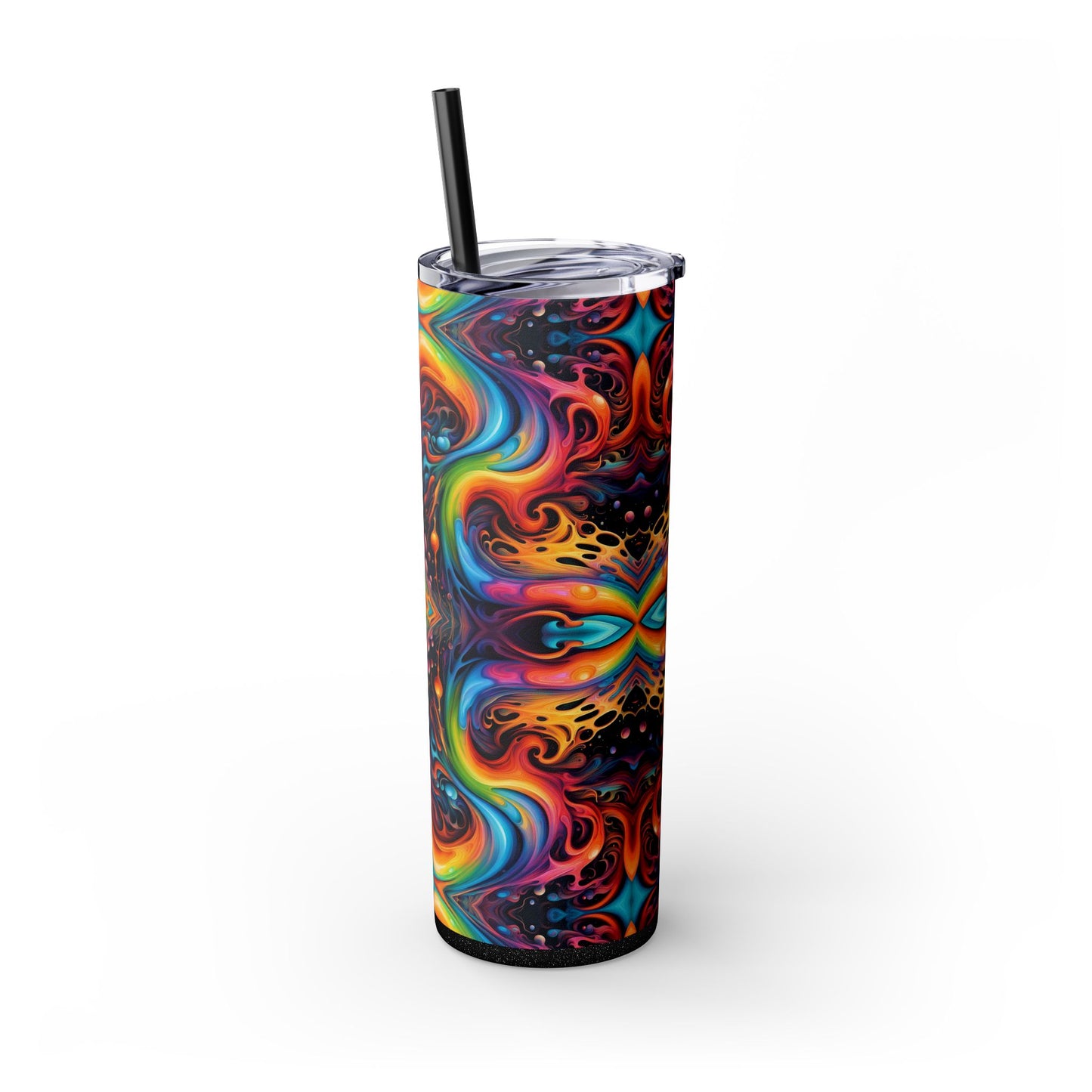 Psychedelic Kaleidoscope Tumbler – 20oz Stainless Steel Cosmic Drinkware