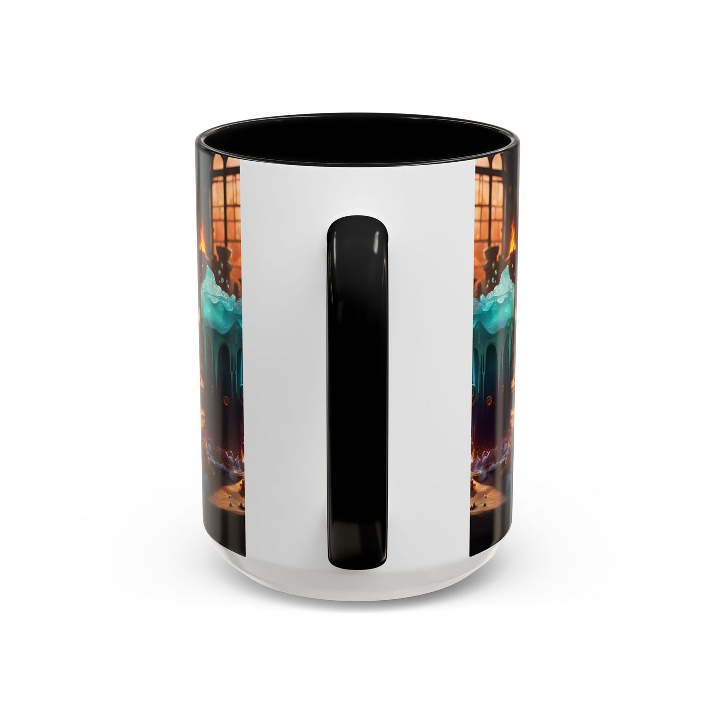 Two Tone Accent Friday Vibes Mugs | Colorful and Fun Coffee Cups