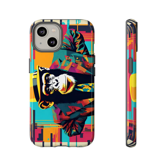 Pimp Chimp Phone Case – Retro Pop Art Monkey Design for iPhone & Samsung