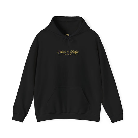 Trap or Cap Hoodie - Unisex Heavy Blend Streetwear | Bold Gold Design Vibe