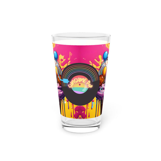 Ice-cream & Lollipops Splash Art Pint Glass (16oz)