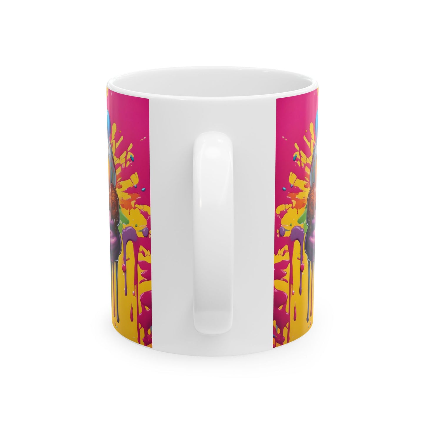 Sunshine Pop Coffee Mug | Vibrant Retro Design | Colorful Ceramic Cup