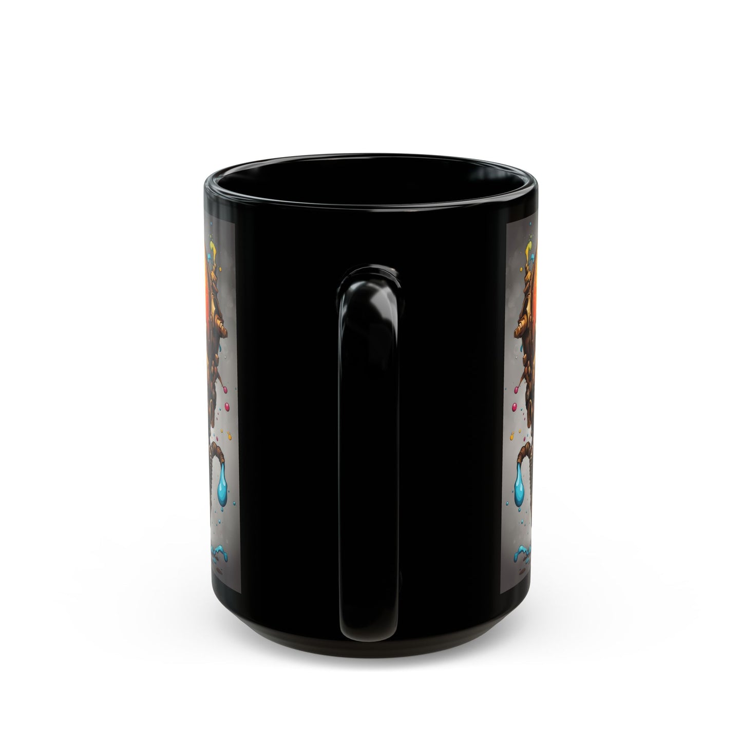 Retro Steampunk Robot Mug | Sci-Fi Ceramic Coffee Cup | Gift for Nerds, Makers & Engineers