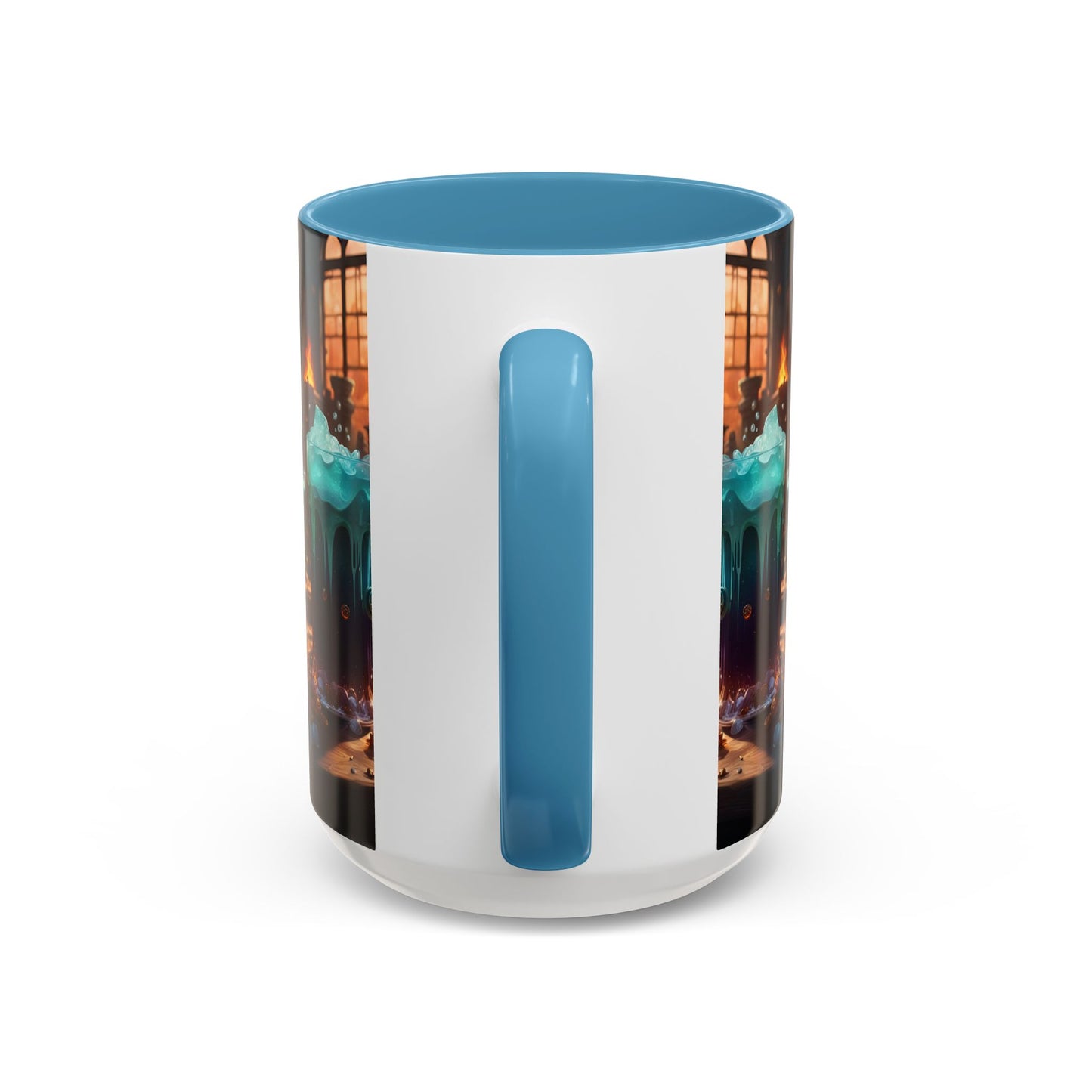 Two Tone Accent Friday Vibes Mugs | Colorful and Fun Coffee Cups
