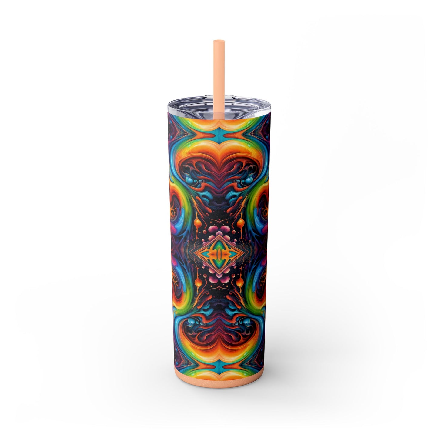 Psychedelic Kaleidoscope Tumbler – 20oz Stainless Steel Cosmic Drinkware