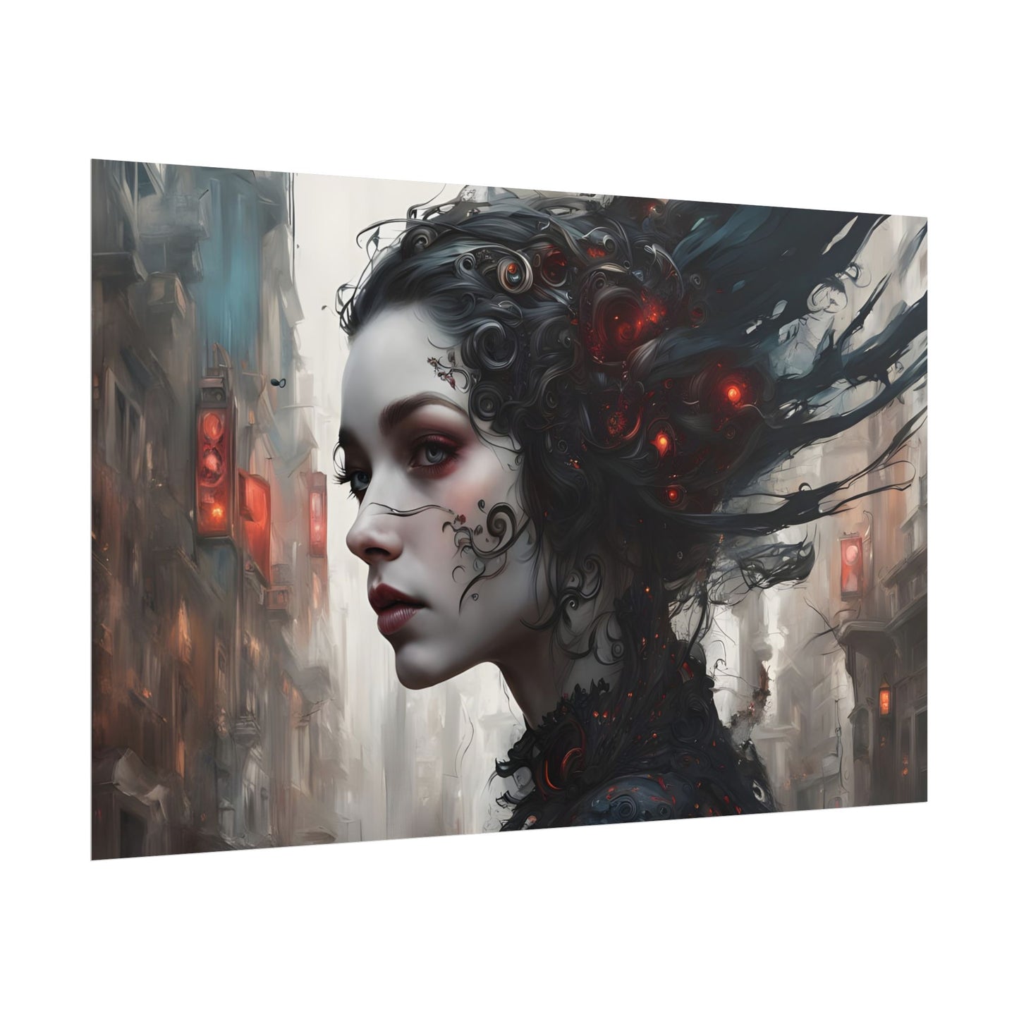 Dark and Ethereal Wall Art – Gothic Fantasy Poster Print