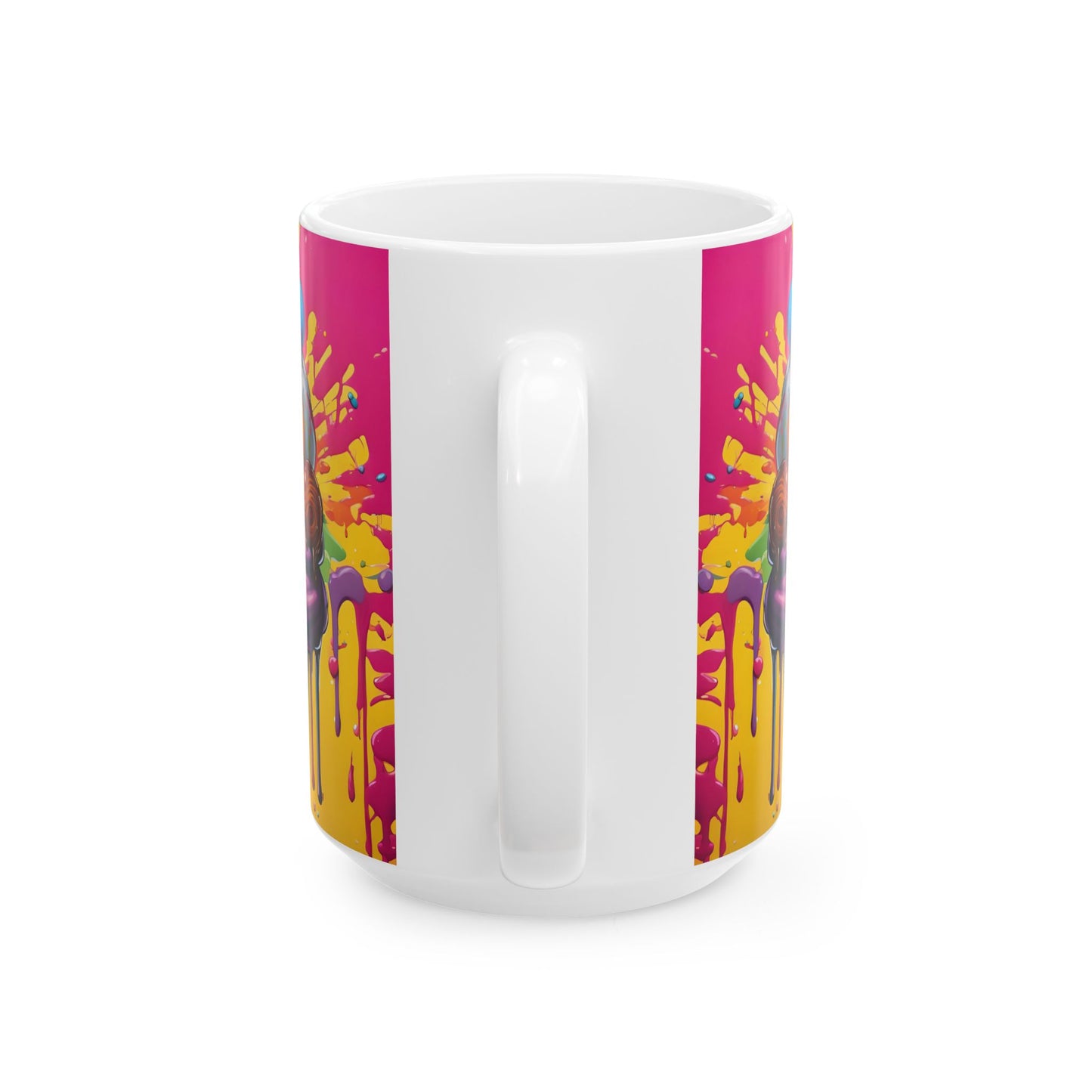 Sunshine Pop Coffee Mug | Vibrant Retro Design | Colorful Ceramic Cup