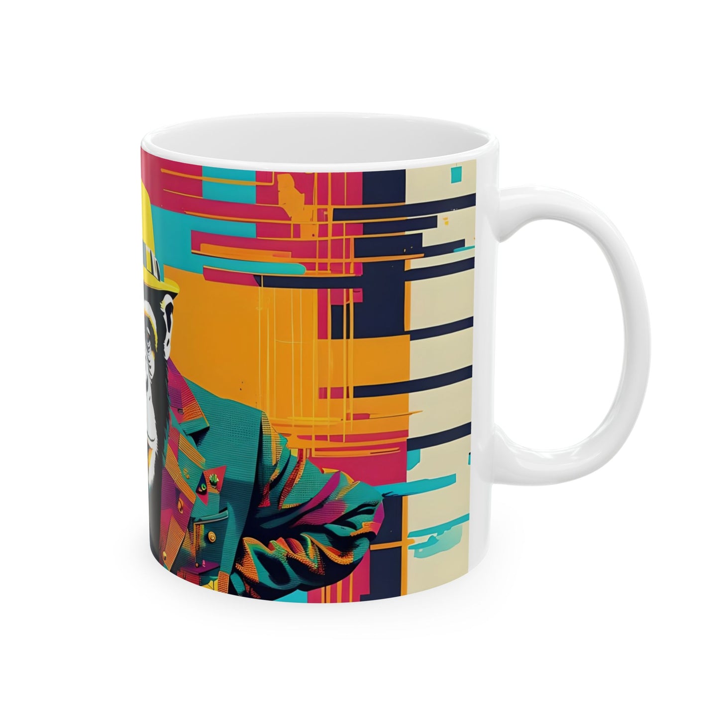 Boss Chimp Coffee Mug: Bold Pop Art Office Cup | Funny Gift for Friends, Coworkers & Legends