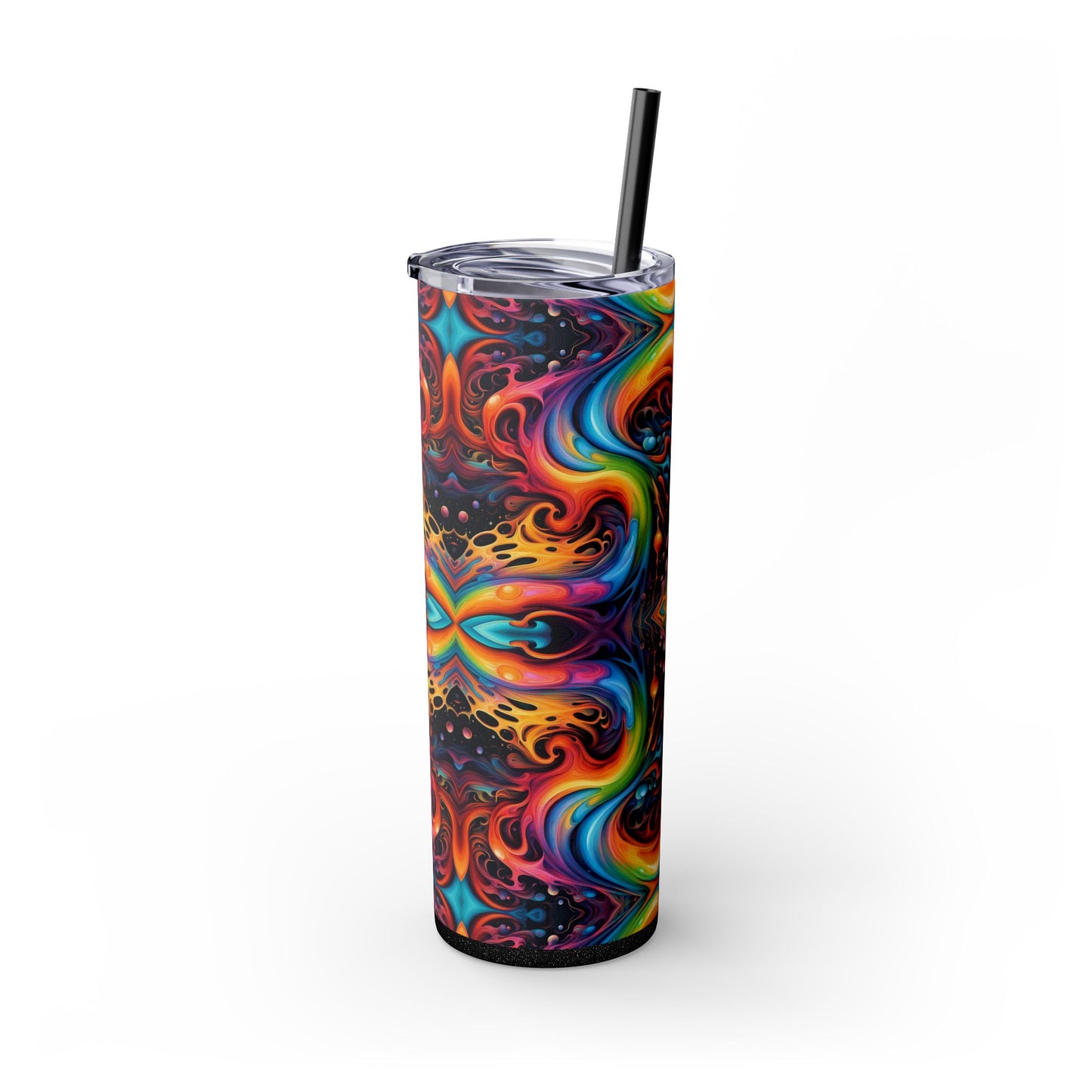 Psychedelic Kaleidoscope Tumbler – 20oz Stainless Steel Cosmic Drinkware