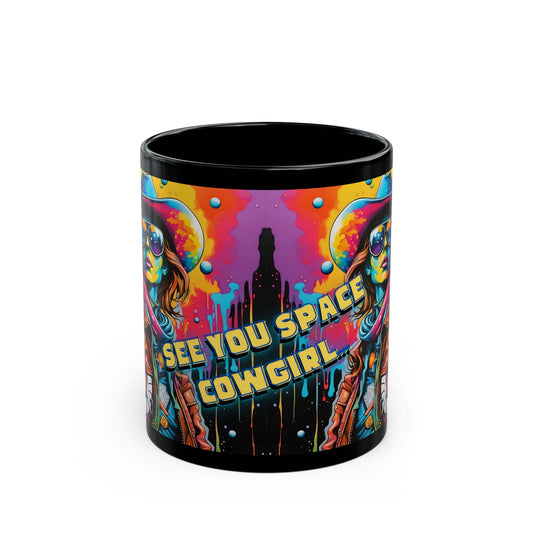 Psychedelic Space Cowgirl Mug