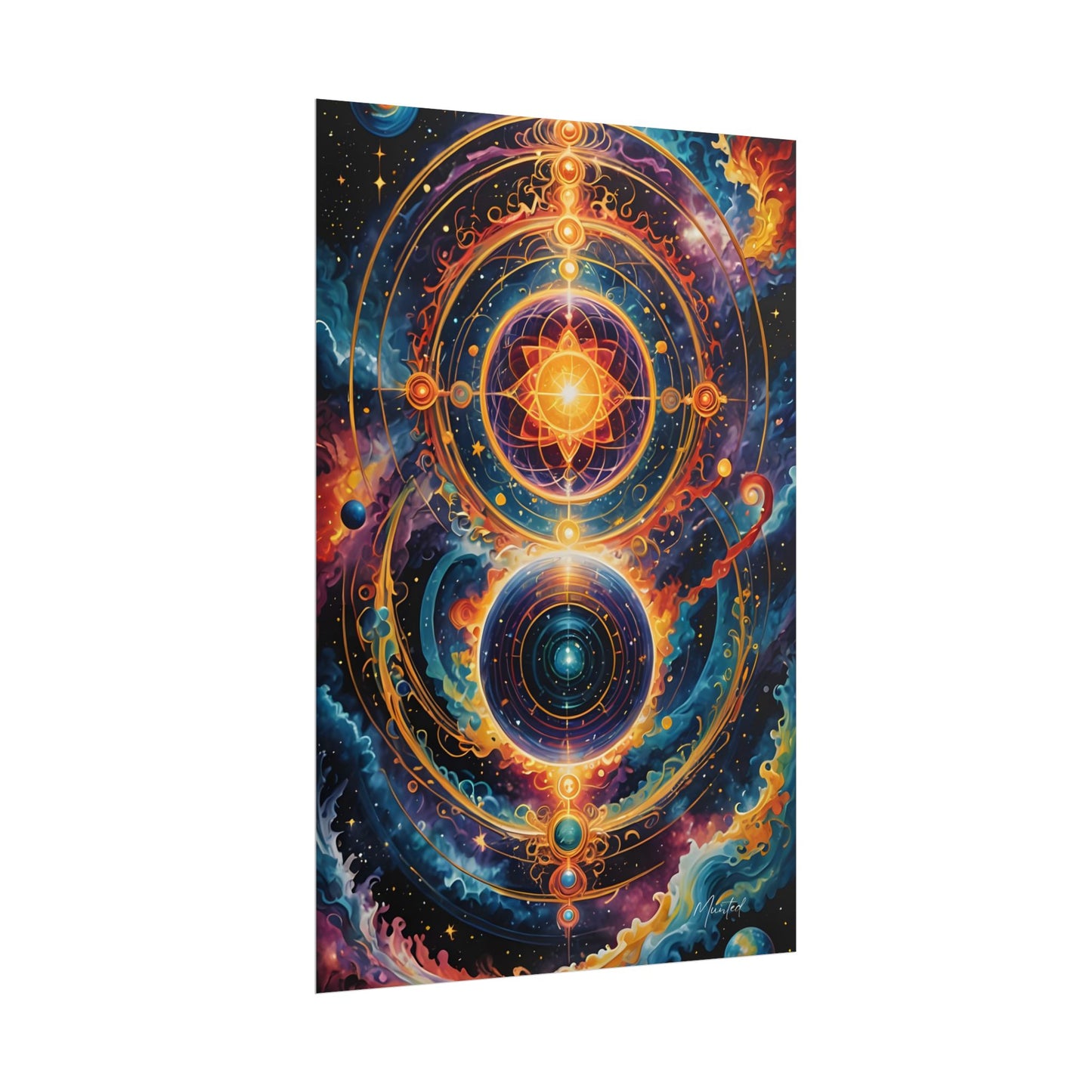 Celestial Giclée Print – Cosmic Psychedelic Wall Art Poster