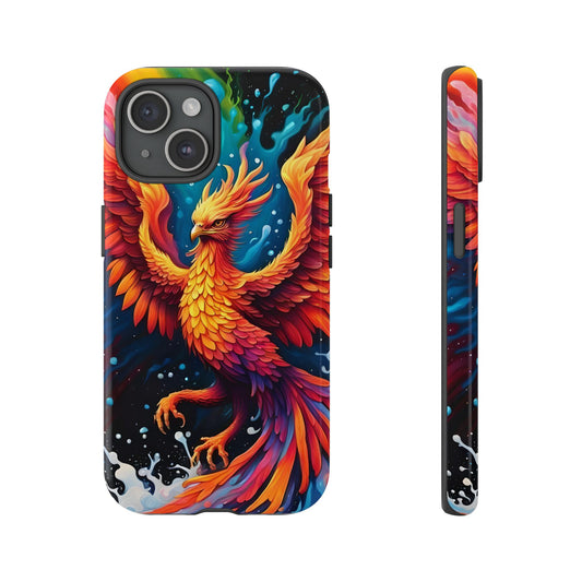 Fiery Phoenix Phone Case – Mythical Creature Design, iPhone & Samsung Compatible