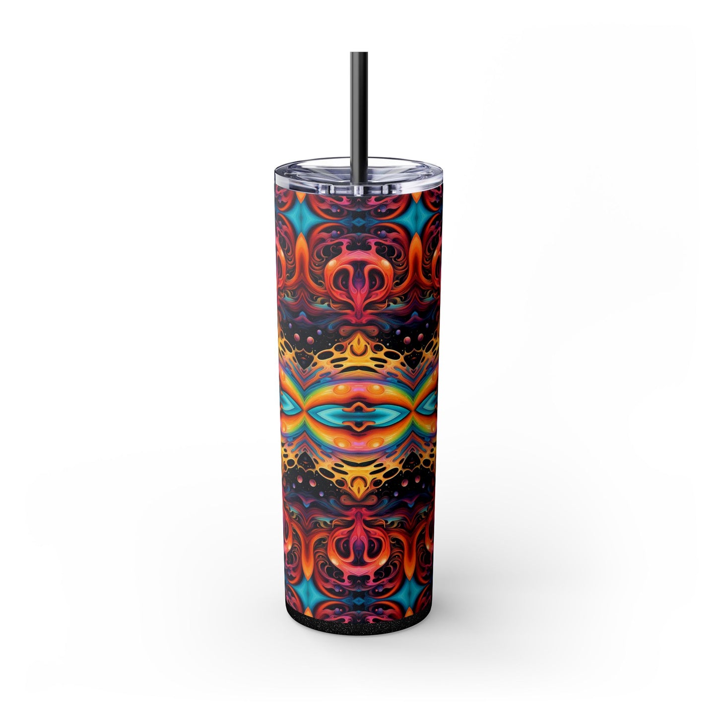 Psychedelic Kaleidoscope Tumbler – 20oz Stainless Steel Cosmic Drinkware