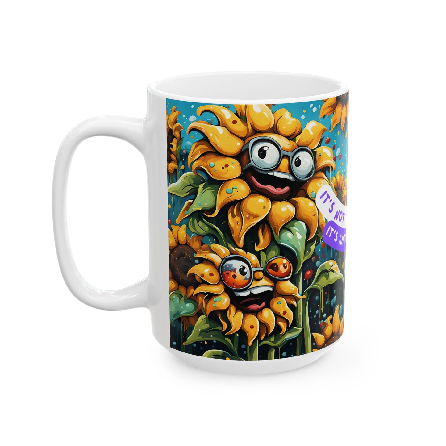 Sunflower Friendship Mug Gift | Unique Coffee Cup for Best Friend | Inspirational Quote Tea Mug for Her