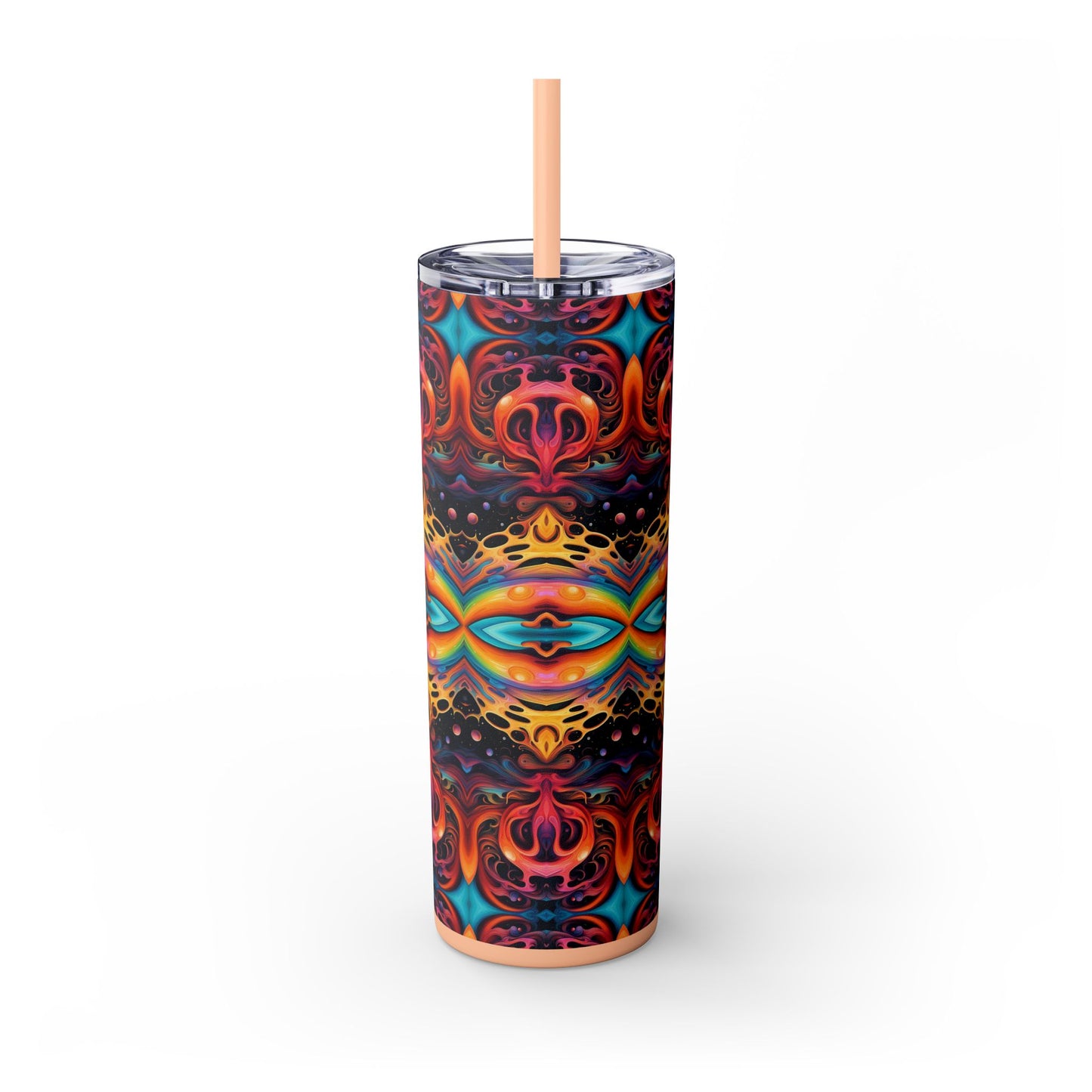Psychedelic Kaleidoscope Tumbler – 20oz Stainless Steel Cosmic Drinkware