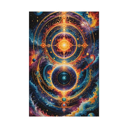 Celestial Giclée Print – Cosmic Psychedelic Wall Art Poster