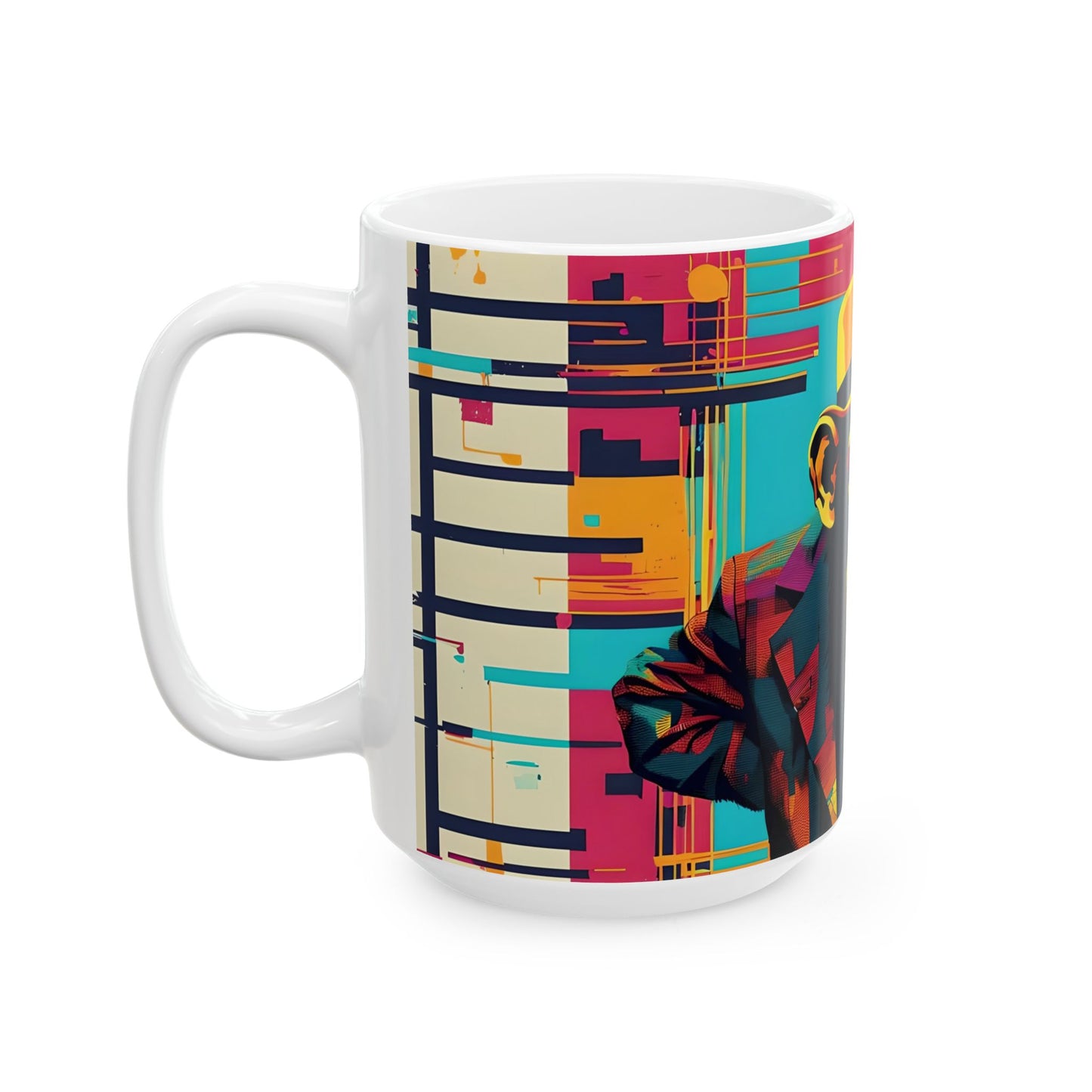Boss Chimp Coffee Mug: Bold Pop Art Office Cup | Funny Gift for Friends, Coworkers & Legends