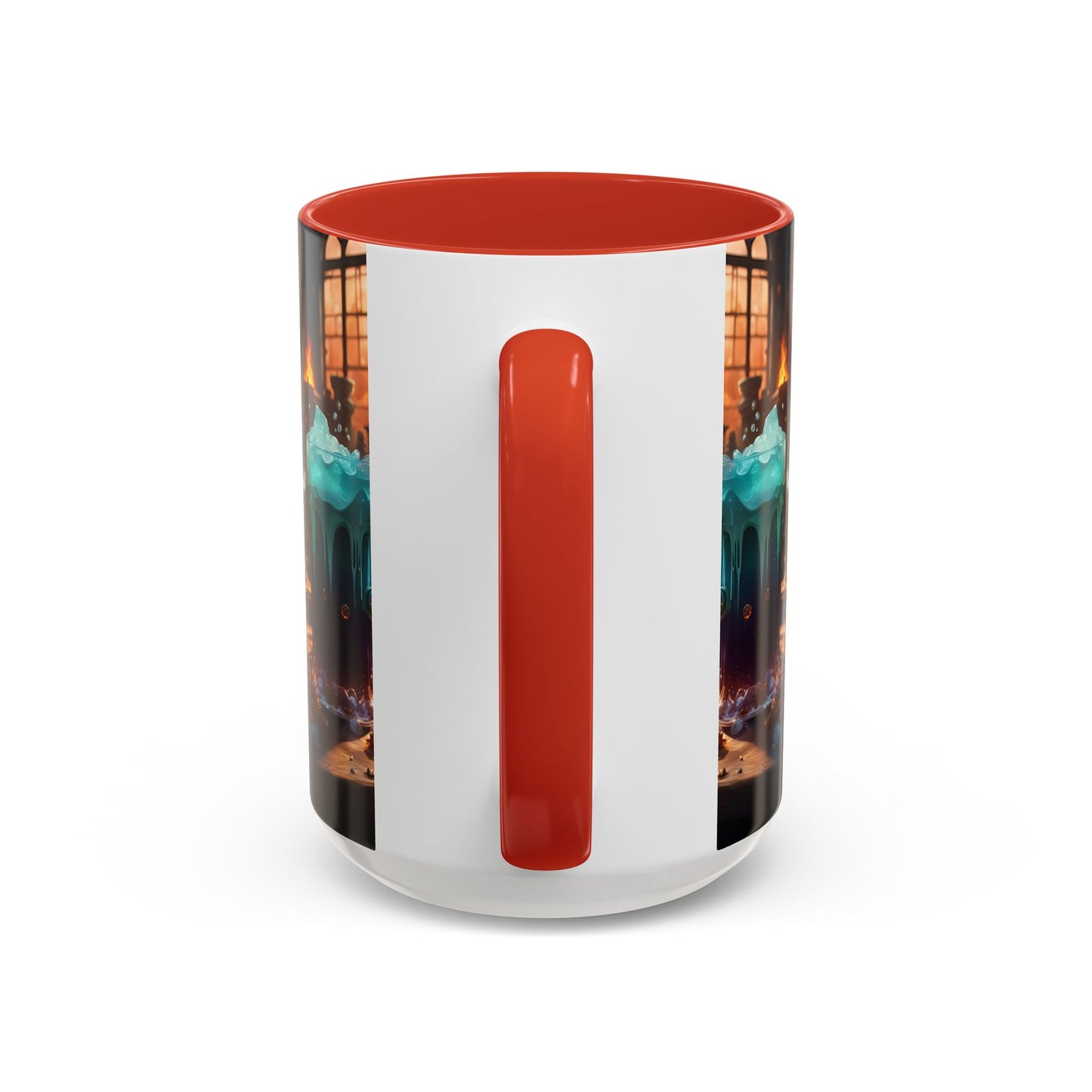 Two Tone Accent Friday Vibes Mugs | Colorful and Fun Coffee Cups
