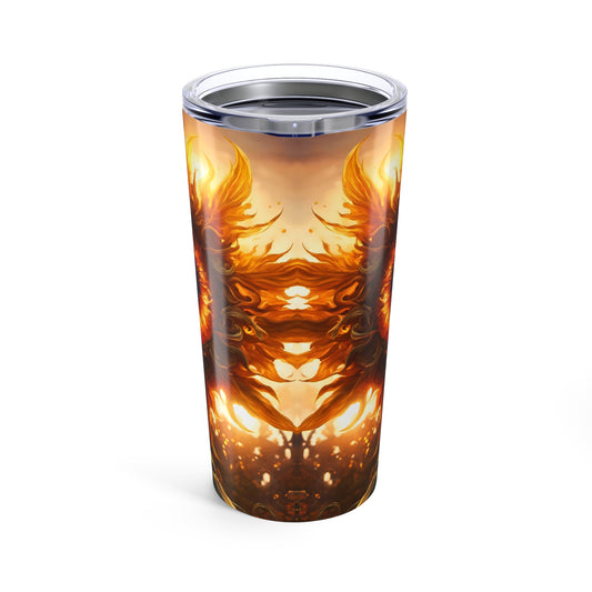 Blue Eyed Sunflower 20oz Tumbler | Nature Inspired Floral Cup | Gift for Botanical Art Lovers