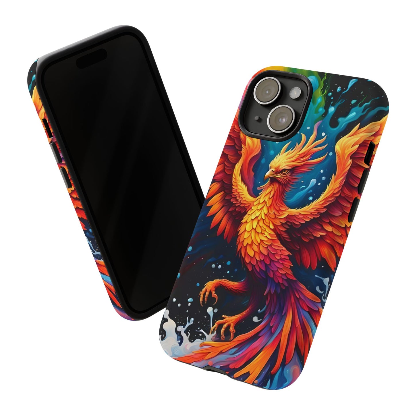Fiery Phoenix Phone Case – Mythical Creature Design, iPhone & Samsung Compatible