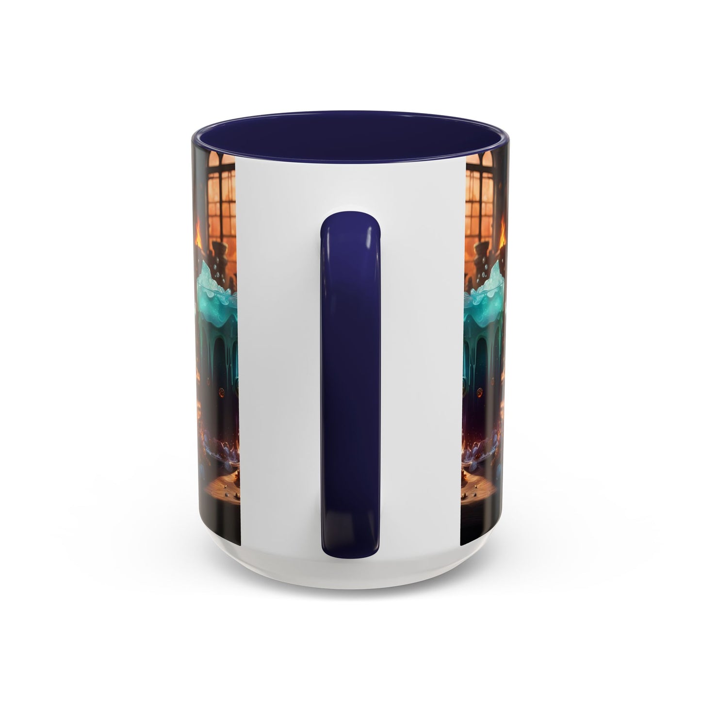 Two Tone Accent Friday Vibes Mugs | Colorful and Fun Coffee Cups