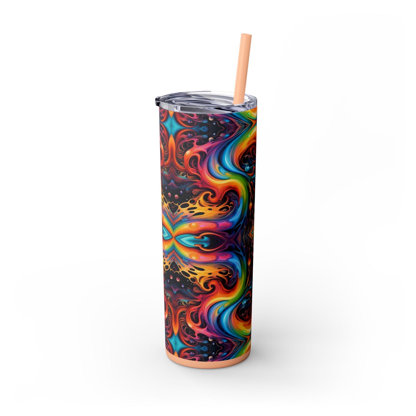 Psychedelic Kaleidoscope Tumbler – 20oz Stainless Steel Cosmic Drinkware