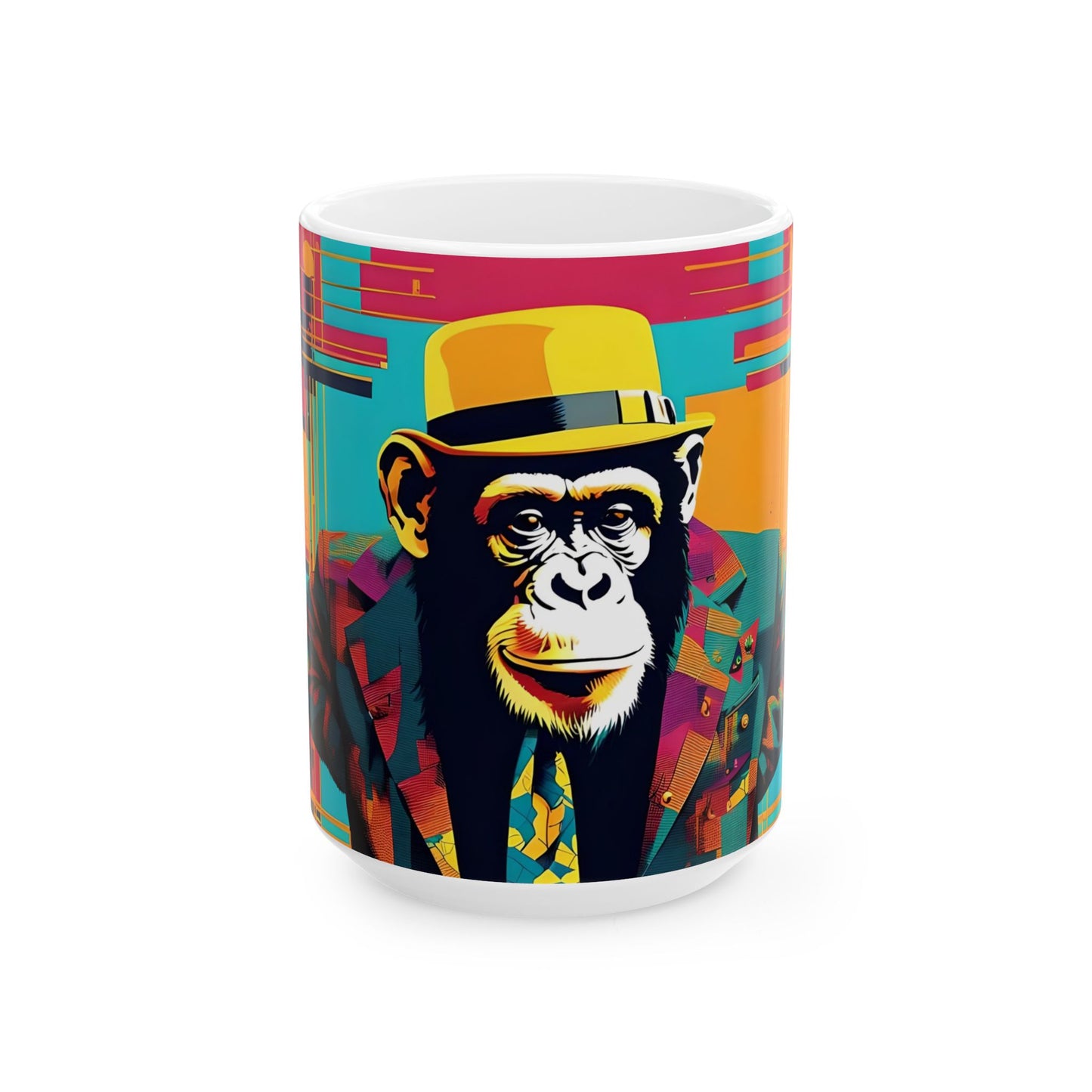 Boss Chimp Coffee Mug: Bold Pop Art Office Cup | Funny Gift for Friends, Coworkers & Legends