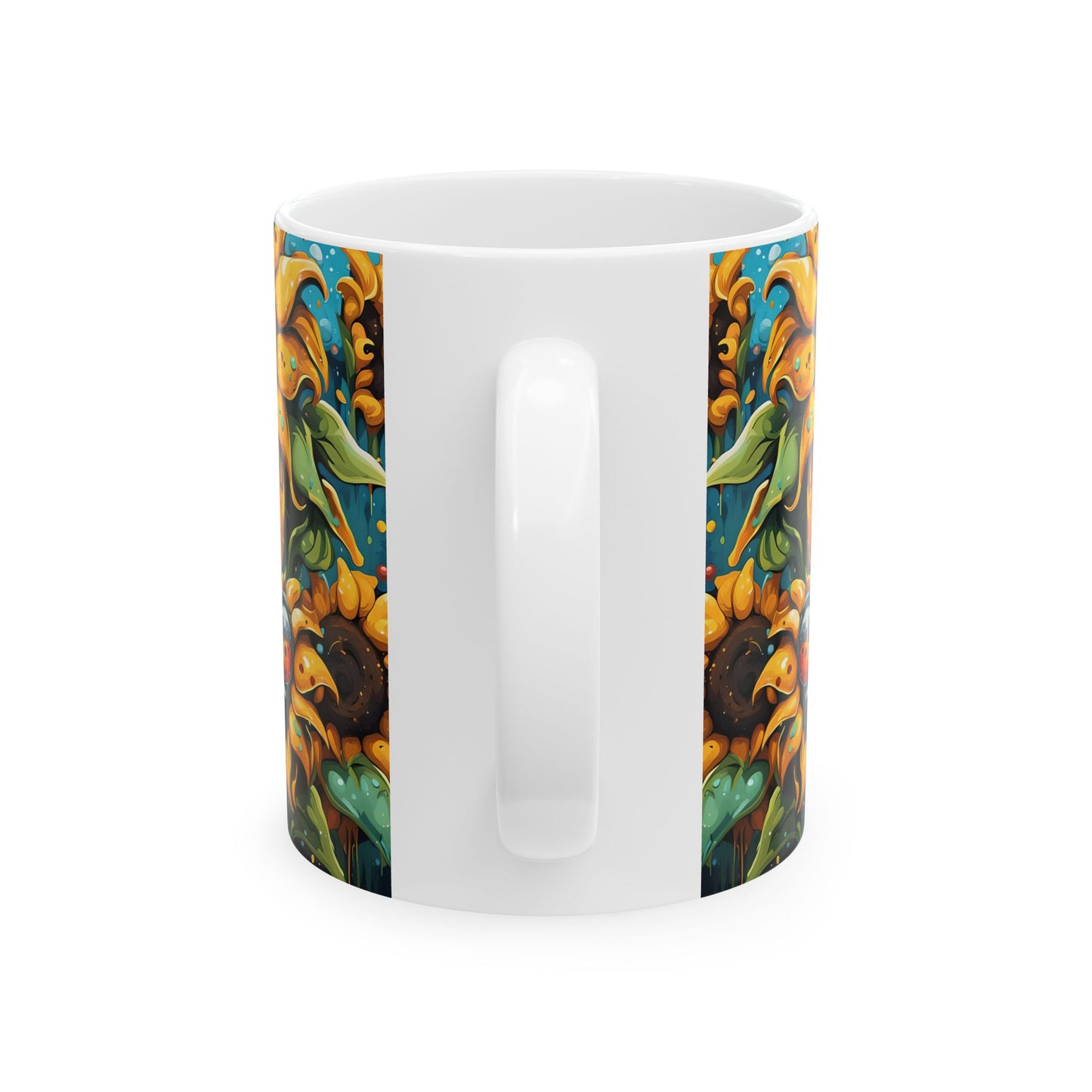 Sunflower Friendship Mug Gift | Unique Coffee Cup for Best Friend | Inspirational Quote Tea Mug for Her